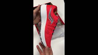 Unboxing Saucony Jazz 20 Viz RedGrey [upl. by Bezanson520]