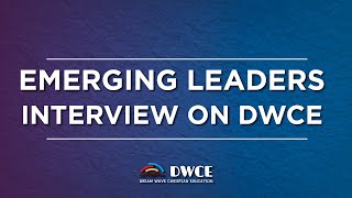 EMERGING LEADERS INTERVIEW ON DWCE [upl. by Alben177]