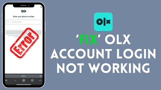 How to Fix OLX Account Login Not Working 2024 [upl. by Newell610]