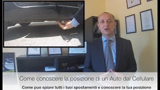 Come spiare la posizione di un auto dal cellulare se trovi questo sotto la tua auto [upl. by Arimas]