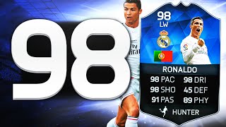 TOTY RONALDO 98 PLAYER REVIEW 99 TOTY MESSI OR 98 TOTY RONALDO FIFA 16 [upl. by Devona]