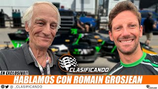 ROMAIN GROSJEAN EN EXCLUSIVA EN CLASIFICANDO DESDE DETROIT con subtítulos [upl. by Skerl]