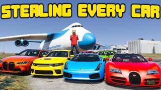 Stealing Every Car I See In GTA 5 RP [upl. by Sllew]