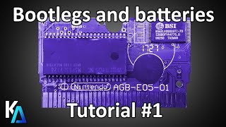 Adding Save Batteries to Bootleg GBA Carts [upl. by Kcub]