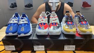 WHY SO EXPENSIVE VERSACE CHAIN REACTION SNEAKERS [upl. by Eiram]