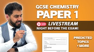 📝 GCSE Chemistry Paper 1  🔴 Live Stream  830PM  Predicted Topics  Combined amp Triple Science [upl. by Anelram823]