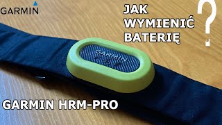 Jak Wymienić Baterię w GARMIN HRMPRO [upl. by Odarbil471]