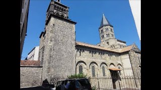 Clermont Ferrand France 法國克萊蒙 費朗世界遺產古教堂 music  JSBach [upl. by Hewes59]