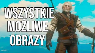 Wszystkie obrazy przedstawiające Geralta  Wiedźmin 3 Dziki Gon quotPortrecistaquot [upl. by Aihsined]