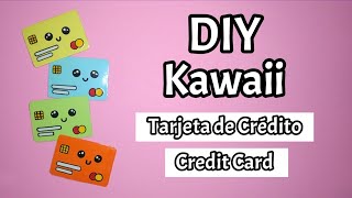 Paper Credit Card  Kawaii  Tarjeta de Crédito de papel [upl. by Amalie288]