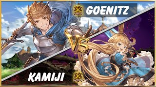 GBVSR  Goenitz Gran vs Kamiji Charlotta⭐Masters Ranked Matches⭐ [upl. by Nealah]