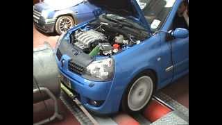 Clio 182 Custom remap for catcams and high comp pistons [upl. by Dnomse166]