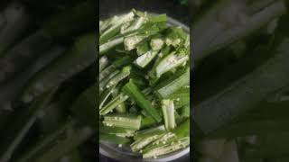 Masala bhindi recipe simple cooking indianrecipe food recipe [upl. by Atinaujnas]