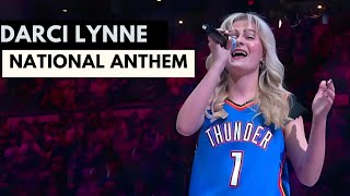 National Anthem  Live Performance  Darci Lynne [upl. by Naejeillib180]