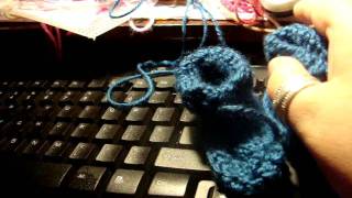 Crochet preemie baby botties [upl. by Hakym]