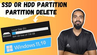 HDD or SSD Partition Karne Ke Sahi Tarika HDD Partition Delete Windows 10 amp Windows 11 [upl. by Yelsehc206]