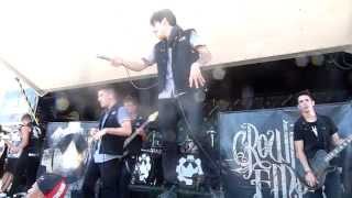 Crown the Empire  The Fallout  Live 8313 Vans Warped Tour [upl. by Anelim]