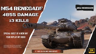 M54 Renegade  knees weak arms heavy  WotReplays 205 [upl. by Mada]