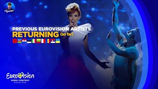 Previous Eurovision Artists Returning for ESC 2024 So far UPDATED [upl. by Ettennyl111]