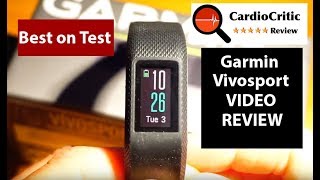 Garmin Vivosport Review  the best GPS featured fitness tracker of 2018 [upl. by Khai]