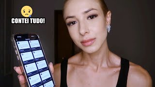 ASMR  Respondendo vocês POR QUE ME MUDEI ME SEPAREI MOTIVO DO MEU SUMIÇO 😢 [upl. by Nonnaehr]