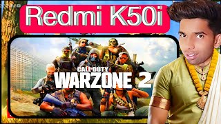 Call of Duty WARZONE Mobile In Redmi K50i 8gb Ram Gameplay  Warzone Mobile Hindi 8Gb Ram Phone [upl. by Raffo716]