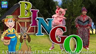 Popular Nursery Rhymes  Bingo Dog with Lyrics  Sing and Learn [upl. by Gerrald150]