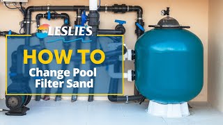 How to Change Pool Filter Sand  Leslies [upl. by Waldon]