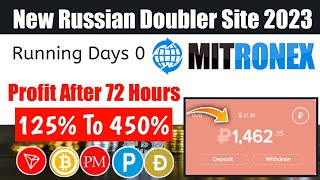 profitcryptoco  New Ruble Doubler Site  125 To 450 Profit  Deposit amp Withdraw [upl. by Odin632]