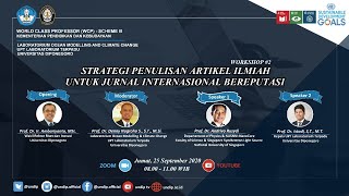 Workshop Penulisan Artikel Ilmiah untuk Jurnal Internasional Bereputasi [upl. by Aber773]