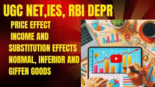 Income effect Substitution effect and PRICE EFFECT  UGC NET ECONOMICSIESRBI DEPR [upl. by Nehtanoj]