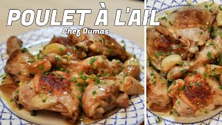 POULET AUX 40 GOUSSES DAIL  Une recette facile réalisée en 45 minutes avec une sauce crémeuse [upl. by Myrlene]