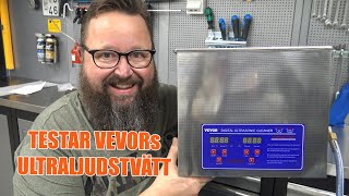 Testar Vevor Ultraljudstvätt  VEVOR 10L Ultrasonic Cleaner [upl. by Thury446]