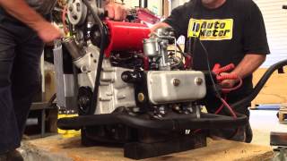 first startup JOWETT engine build Lewis Engines [upl. by Hanfurd]