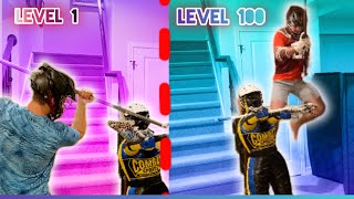 Level 1 vs Level 100 Lacrosse STICK CHECK [upl. by Christy130]