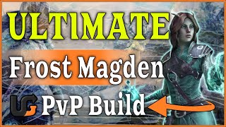 🥶THE BEST PVP MAGDEN BUILD 🥶 ESO magicka warden pvp build Gold Road [upl. by Buckley]