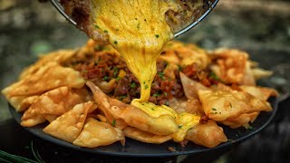 Cheese Overloaded Nachos  Recipe  Almazan Kitchen [upl. by Disini]