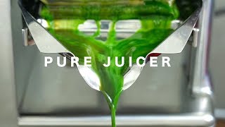 PURE JUICER  HYDRAULIC COLD PRESS JUICER [upl. by Dell]