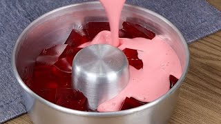 ¡Postre de fresa con solo 2 ingredientes [upl. by Elamrej]