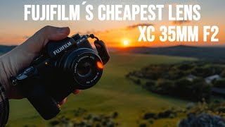 Fujifilms cheapest Lens  XC 35mm F2  Landscape POV Photography [upl. by Wattenberg459]