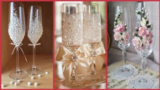 beautiful wedding Glass decoration ideas [upl. by Teevens]