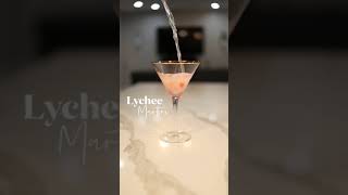 How to make a Lychee martini [upl. by Attennyl]