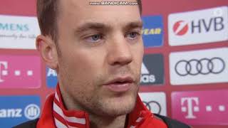 MANUEL NEUER INTERVIEW BAYERN MÜNCHEN NACH FORTUNA DÜSSELDORF SPIEL [upl. by Mada]