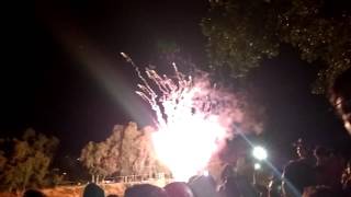 Fuegos artificiales Año nuevo Talca 2017 [upl. by Hyozo]