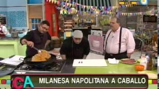 Milanesa napolitana con fritas [upl. by Debee]