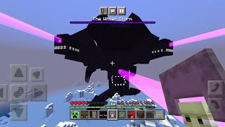 The Engender Wither Storm Boss ModPack in Minecraft PE [upl. by Renaldo771]