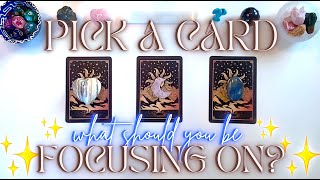 Advice From Your SPIRIT GUIDES 🏆🌈 What Should You Focus on Right Now ✨ Pick a Card Tarot Reading [upl. by Busiek]