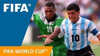 Argentina 21 Nigeria  1994 World Cup  Match Highlights [upl. by Giulietta]