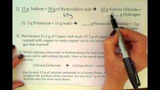 KS3  Conservation of Mass [upl. by Majka]