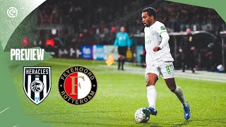 PREVIEW 📊  Heracles Almelo – Feyenoord  Eredivisie 16 [upl. by Heinrick]